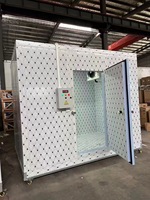 Chambre froide solaire portable anti-corrosion, à conception écoénergétique, avec panneau solaire