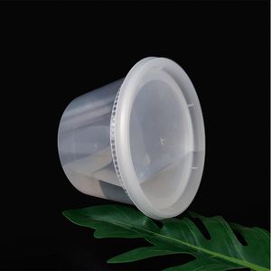 Vaso Redondo Desechable Ecológico de Plástico PP de 16 oz y 24 oz, Apto para Microondas, para Almacenamiento de Alimentos y Bebidas, para Sopa y Otras Bebidas - Product Image 3