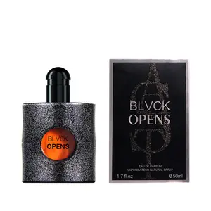 Toptan üretici tedarikçi yüksek kalite kadınlar siyah parfüm 90ml vücut spreyi uzun ömürlü parfüm orijinal açılır