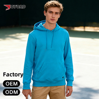Sweat à capuche en coton mélangé pour homme, pour la salle de sport, la course à pied, les vêtements décontractés, les vêtements de sport d'équipe, à manches longues, personnalisable
