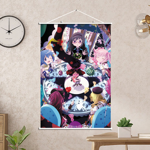 Tessuto digitale stampato personalizzato in poliestere in vinile Poster da parete appendiabiti murali appendiabiti da stampa artistica - Product Image 4