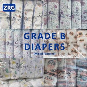 Pañales para Bebé al por Mayor de Fábrica, Grado B, Material de Algodón, con Prevención de Fugas 3D, Suaves, Transpirables y Absorbentes, Importados - Product Image 2