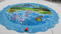 Usine en gros 60 "diamètre gonflable Splash Pad en plein air fête arroseur Splash tapis de jeu eau Amusement facilité