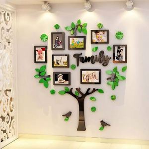 Árbol Genealógico Familiar con Fotos, Decoración de Pared para Habitación Infantil, Adhesivos Creativos y Personalizados para Pared en 3D de Acrílico - Product Image 2