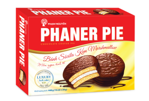 Venta caliente PHANER PIE 336G Soft Bulk Marshmallow Cream Pie Deliciosos dulces de galletas recubiertos de chocolate empaquetados en caja o bolsa - Product Image 5