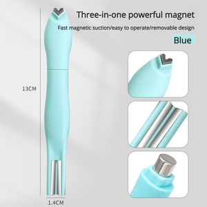 Bâtonnet Magnétique Rond 3-en-1 Super Puissant pour Effet Œil de Chat Cœur, Outil Magnétique DIY pour Vernis Gel UV Effet Œil de Chat et Nail Art - Product Image 3