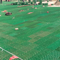Dalles de pavage en grille de gravier en plastique écologique HDPE pour allées perméables, tapis de pavage pour manège et écurie, contrôle de l'érosion du sol et gestion de l'eau