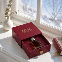 Boîte cadeau de luxe personnalisée en carton rigide pour parfum avec logo estampé à chaud or, recyclable, pour le marché américain, nouveau design