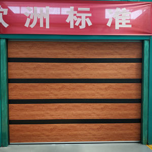 Portes <span class=keywords><strong>de</strong></span> <span class=keywords><strong>garage</strong></span> pliantes automatiques à sections superposables 9x7 aspect bois - Product Image 2