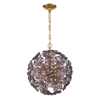 Lampes suspendues en verre de style Murano bleu avec cadre en métal doré pour la décoration du salon