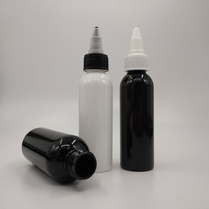 50ml 60ml 100ml 120ml Soft Hair Oil Dye Sauce Twist-open Dispensing Cap Applicator PET Plastic Twist Squeeze Bottles - Product Image 3