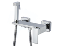 Ensemble de douche thermostatique en acier inoxydable 304 à poignée unique, mitigeur céramique chaud/froid, surface polie, pour usage hôtelier
