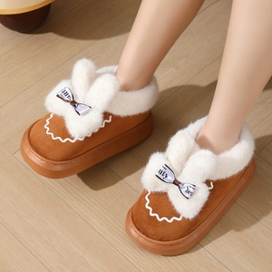 Scarpe di cotone <span class=keywords><strong>alte</strong></span> calde in velluto invernale da <span class=keywords><strong>donna</strong></span> suola EVA <span class=keywords><strong>pantofole</strong></span> da interno per <span class=keywords><strong>donna</strong></span> - Product Image 2