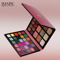 Palette de maquillage tout-en-un en gros sous marque privée, couleurs personnalisées avec logo pour marque cosmétique, ensemble beauté visage, yeux et lèvres