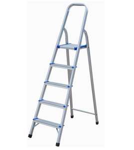 Échelle de tabouret d'entreprise de haute technologie de 5 <span class=keywords><strong>pieds</strong></span> en gros échelle pliante portative polyvalente en <span class=keywords><strong>aluminium</strong></span> - Product Image 1