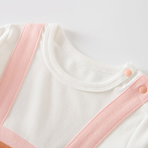 <span class=keywords><strong>Pijama</strong></span> de Algodón 100% de Manga Larga para Bebé Recién Nacido, Mono con Estampado de Unicornio y Arcoíris, Overol con <span class=keywords><strong>Tirantes</strong></span>, Ropa de Dormir para Bebés - Product Image 2