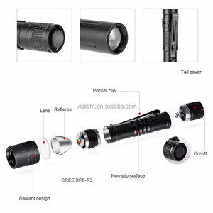 NUOVISSIMA Torcia Mini Portatile ad Alta Luminosità 5W <span class=keywords><strong>LED</strong></span> Alta Potenza Penna Torcia per Medici - Product Image 2