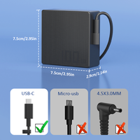 Chargeur universel USB-C PD 100W pour ordinateur portable, adaptateur secteur de remplacement pour MacBook, HP, Lenovo, Dell