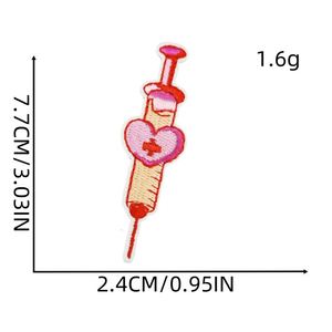 New Iron on Embroidered love <b>Nurse</b> Cap Capsule Heart Medical Patches for Doctor <b>Nurse</b> Clothes <b>Bag</b> Decoration - Product Image 6