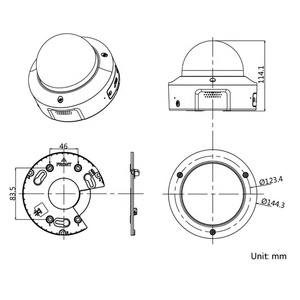 IDS-2CD7146G0-IZHSY(2.8-12mm) 4MP People Counting Face Capture Comparison Heat <b>Map</b> Motorized Varifocal IR Camera(No Logo Version - Product Image 4
