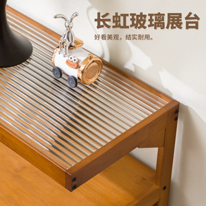 โต๊ะข้างเตียงไม้พร้อมที่เก็บของสำหรับห้องนอนผู้ใหญ่และผู้สูงอายุ - Product Image 4