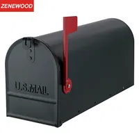 תיבת דואר אמריקאי תיבת דואר גדול קיבולת מגולוון פלדה חיצוני הודעה הר תיבת דואר