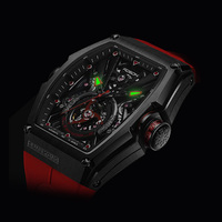 Relojes mecánicos de acero inoxidable 316L para hombre, cronógrafo de marca de lujo, automático, hueco