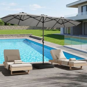 Sombrillas Plegables Modernas de Tres Lados, Resistentes, para Uso en Exteriores, Impermeables y Anti-UV, para Patio y Parque, Venta al Por Mayor de Fábrica - Product Image 2