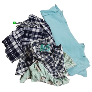 Hot Sale Colorful 100% Cotton Mixed Knit <b>Industrial</b> <b>Wipes</b> Textile Waste Cleaning Rags for Various Industries - Product Image 2