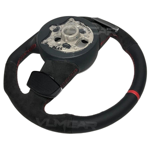 Volante Personalizado de Cuero y Gamuza para <span class=keywords><strong>Audi</strong></span> <span class=keywords><strong>A5</strong></span> S5 A4 S4 <span class=keywords><strong>RS3</strong></span> B9 RS, Volante de Fibra de Carbono - Product Image 6