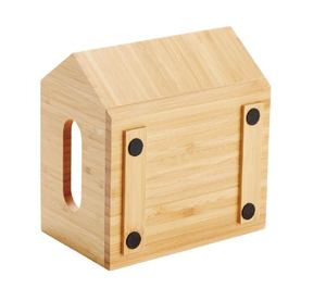 Lot de 2 bacs de rangement empilables en bois de <span class=keywords><strong>bambou</strong></span>, boîtes d'organisation - Product Image 5