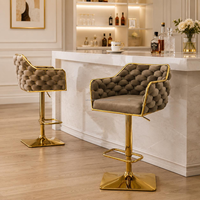 Tabourets de bar ergonomiques modernes en gros avec design durable, montage facile, 2 pièces/carton pour hôtels et restaurants