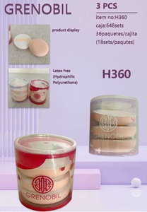 Set di 3 Spugne per Trucco Grenobil, Strumento di Bellezza Lavabile - Product Image 3