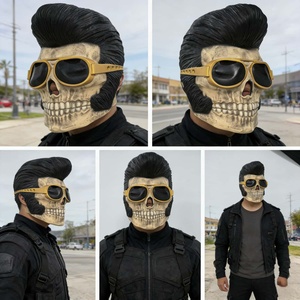 Masque en latex réaliste pour Halloween, cosplay, masque intégral effrayant pour adultes - Product Image 2