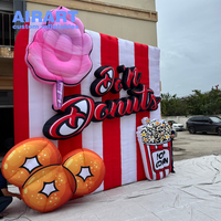 Ballon publicitaire gonflable personnalisé avec logo pour les magasins de pop-corn, les salons de boissons et les activités commerciales