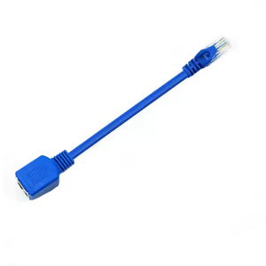 Cable Adaptador Ethernet RJ45 Cat6 FTP Blindado de 0.5m/1m, Cable de Conexión de Par Trenzado de Cobre Puro Sólido, Macho a Hembra - Product Image 1