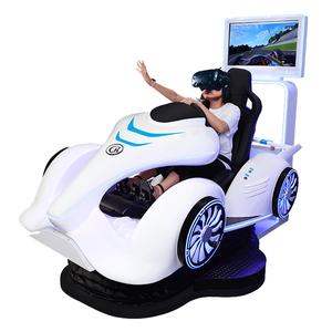 เกมขับรถ 9D ใหม่ ผลิตภัณฑ์สวนสนุกในร่ม แฟรนไชส์ เกมแข่งรถเสมือนจริง วัสดุโลหะ - Product Image 3
