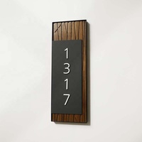 Plaque de numéro de chambre d'hôtel personnalisée, signalétique murale pour chambre d'hôtes, idéale pour les projets hôteliers, motels et complexes touristiques