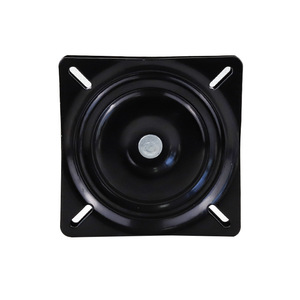 Placa giratoria de 160x160mm, color negro, rotación de 360 ​​grados para sillas, taburetes, herrajes para muebles - Product Image 2
