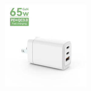 Enchufe DE LA UE 65W <span class=keywords><strong>C</strong></span> Puerto GaN cargador adaptador de corriente para uso doméstico PD cargador de pared 65W USB A + <span class=keywords><strong>C</strong></span> cargador de computadora portátil para dispositivos móviles - Product Image 6