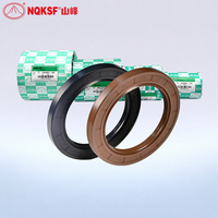 Seal Oli TC Skeleton Laris Manis, Seal Poros Putar Karet NBR FKM, Seal Oli Double Lip Spring Loaded