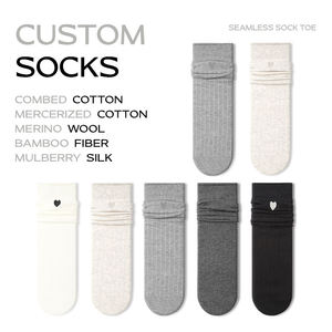 Calcetines Largos Escolares Uniformes Esenciales con Descuentos por Volumen, Envío Gratis, Más Vendidos, Diseño Personalizado, Sin Pedido Mínimo, Calcetines Apilados - Product Image 2