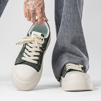 MY12 Nouvelle Collection Été – Baskets Décontractées en Toile pour Hommes – Confortables, Tendance, Polyvalentes, à Semelle Épaisse Antidérapante pour la Marche