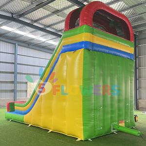 22ft ướt khô <span class=keywords><strong>Inflatable</strong></span> Slide sân sau <span class=keywords><strong>Inflatable</strong></span> Trampoline trượt với đôi làn xe kết hợp - Product Image 4