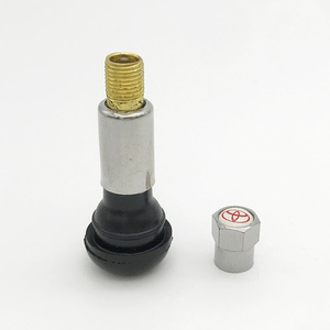อะไหล่รถยนต์ ปลอกโครเมียมสำหรับยางแบบไม่มียางใน TR414C พร้อมโลโก้ตามสั่ง - Product Image 3