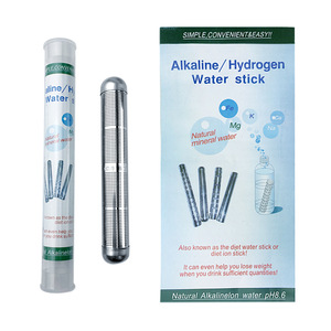 Bâton filtrant à eau portable en acier inoxydable 304 avec pierres minérales alcalines riches en hydrogène - Product Image 1