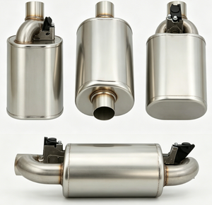 Système d'échappement universel AsiaLink en acier inoxydable de 1,5 mm d'épaisseur avec silencieux à valve et contre-pression pour <span class=keywords><strong>voiture</strong></span> modifiée - Product Image 4