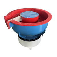 Machine de polissage vibratoire de type bol de 150 L avec revêtement en PU pour le débavurage en série des écrous de vis