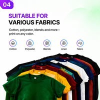 Imprimante DTG A3 à double tête XP600, machine d'impression directe sur vêtement haute vitesse pour T-shirt, sweat-shirt, sac en toile, encre blanche, usage professionnel