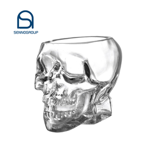 New Creative 125ml Transparent bar Whisky Cocktail Beer glassware Personality <strong>Skull</strong> <strong>Bottle</strong> for Halloween - Product Image 1